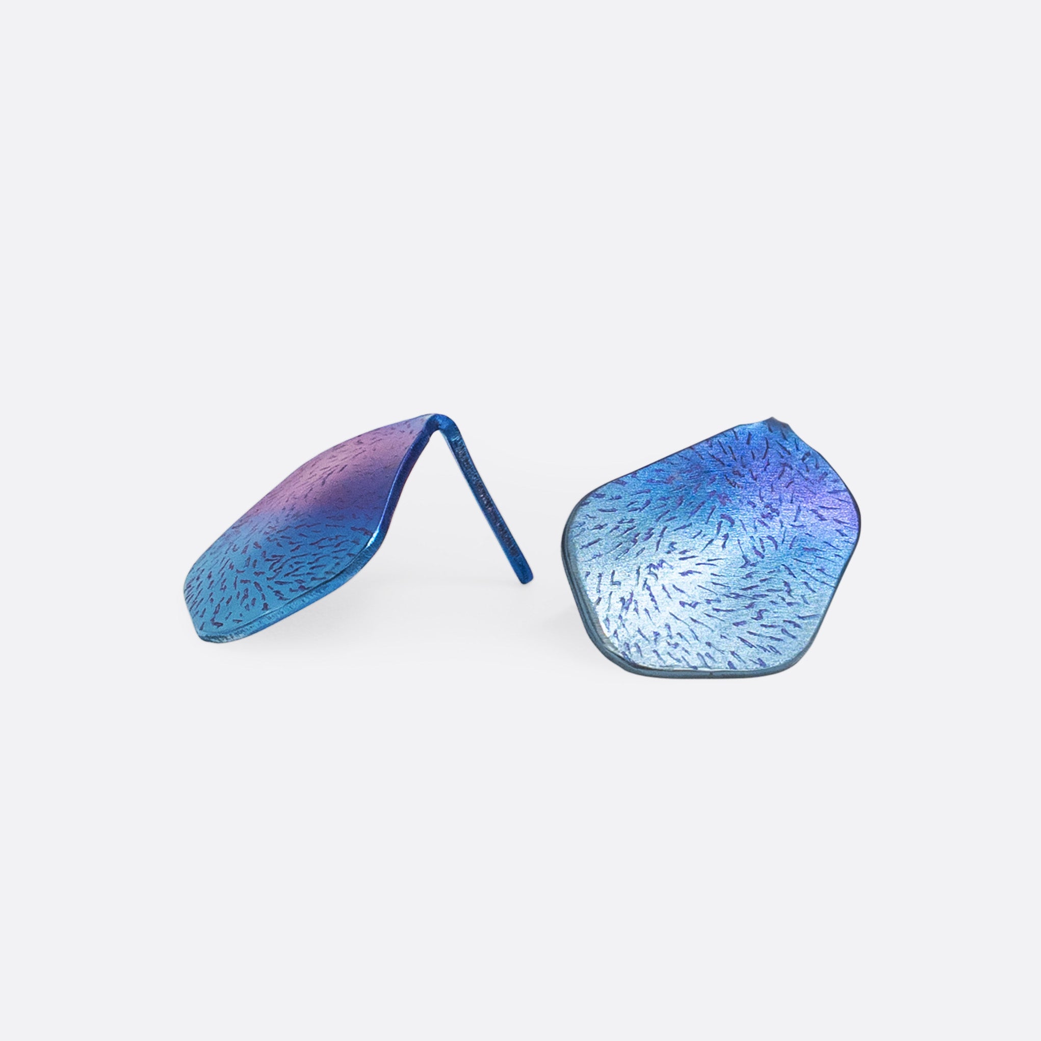 Charcos del Viento – Organic Titanium Earrings