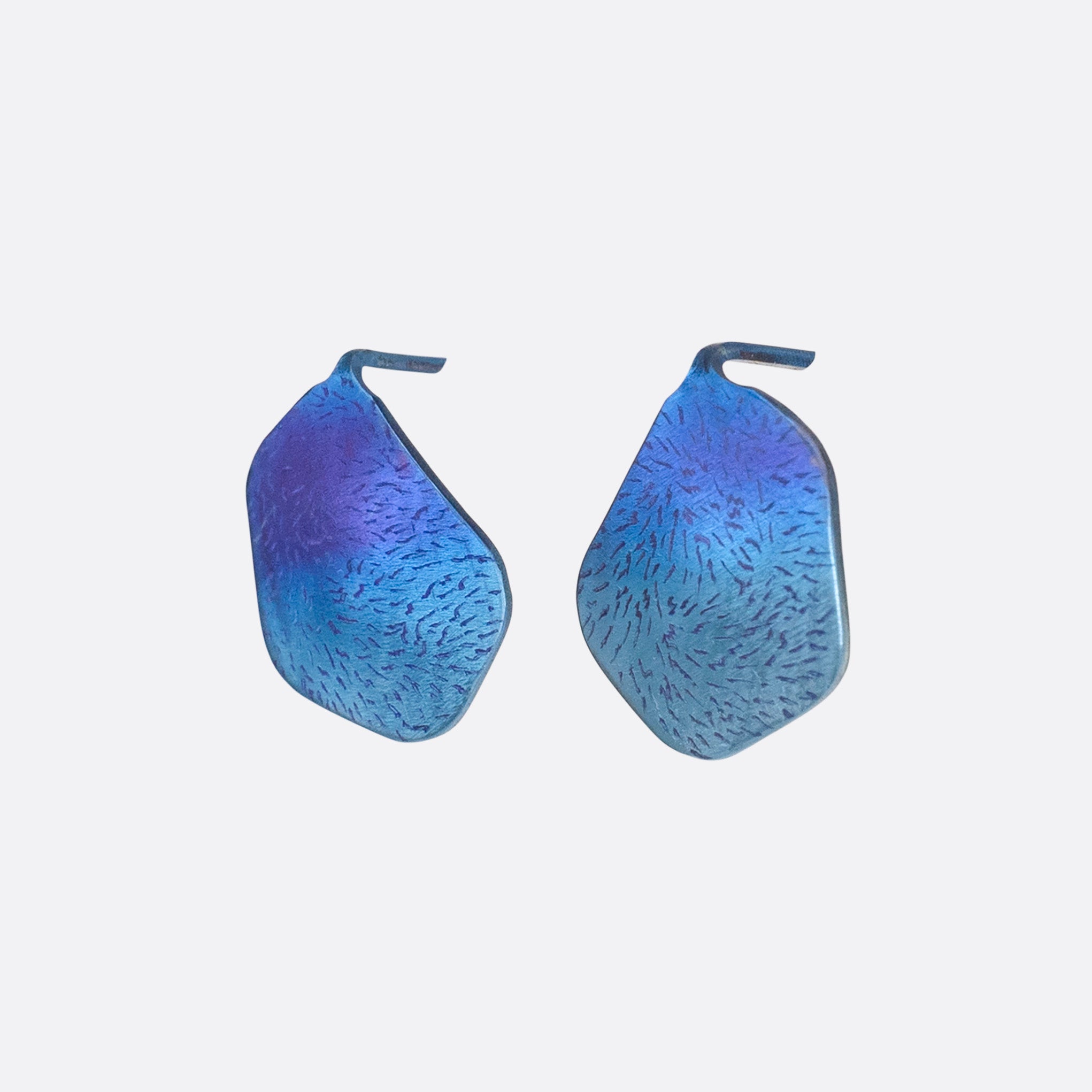 Charcos del Viento – Organic Titanium Earrings