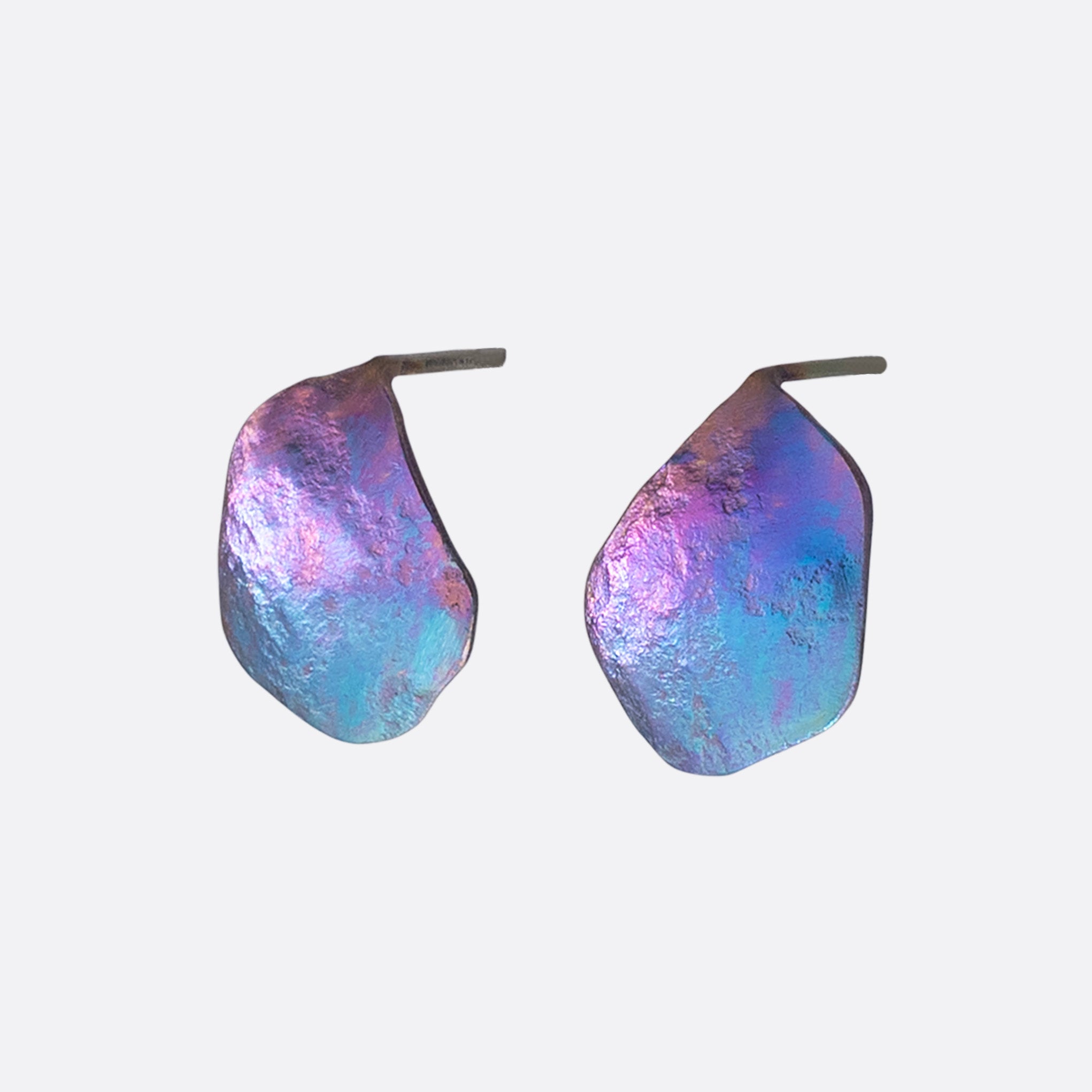 Charcos del Diablo — Organic Titanium Earrings