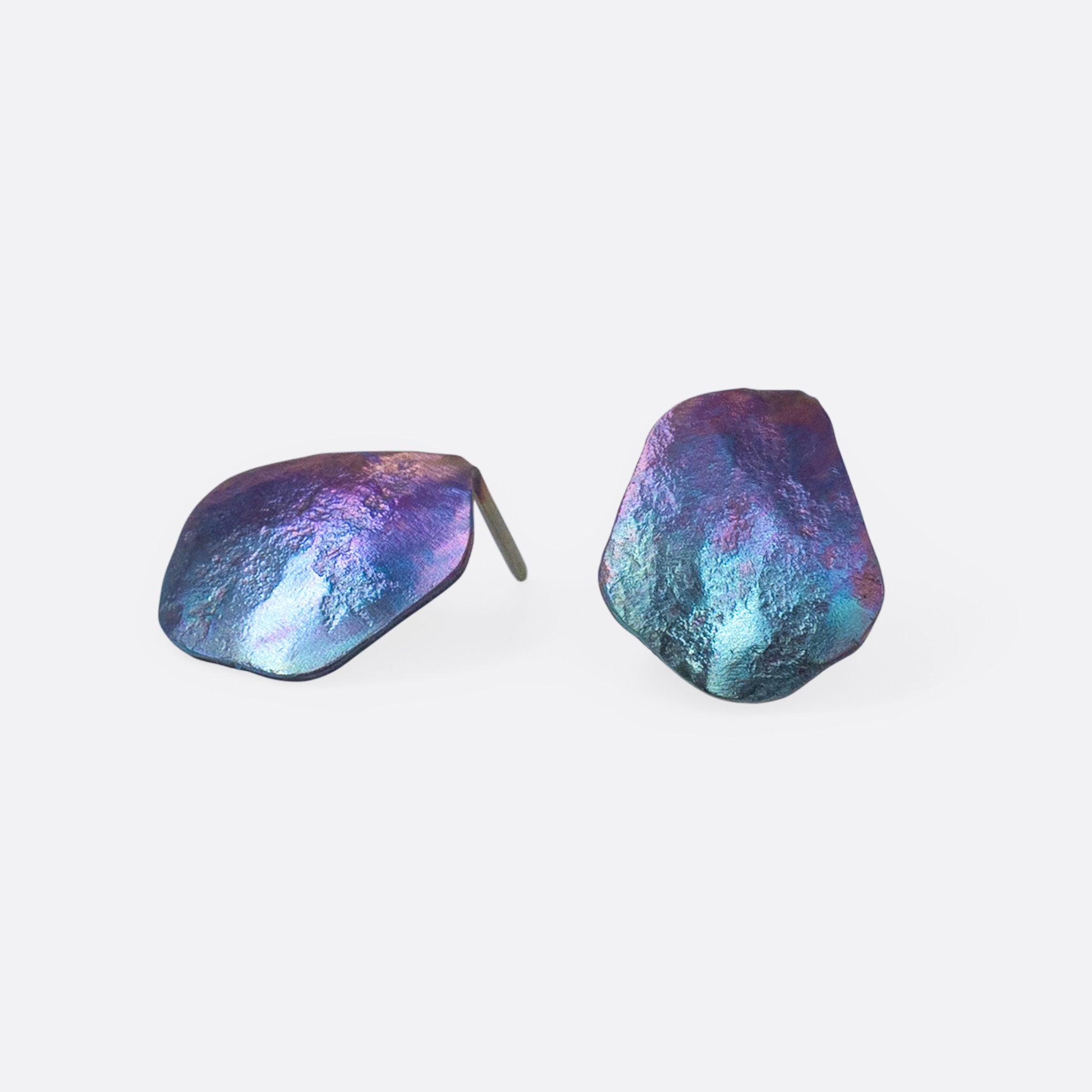 Charcos del Diablo — Organic Titanium Earrings