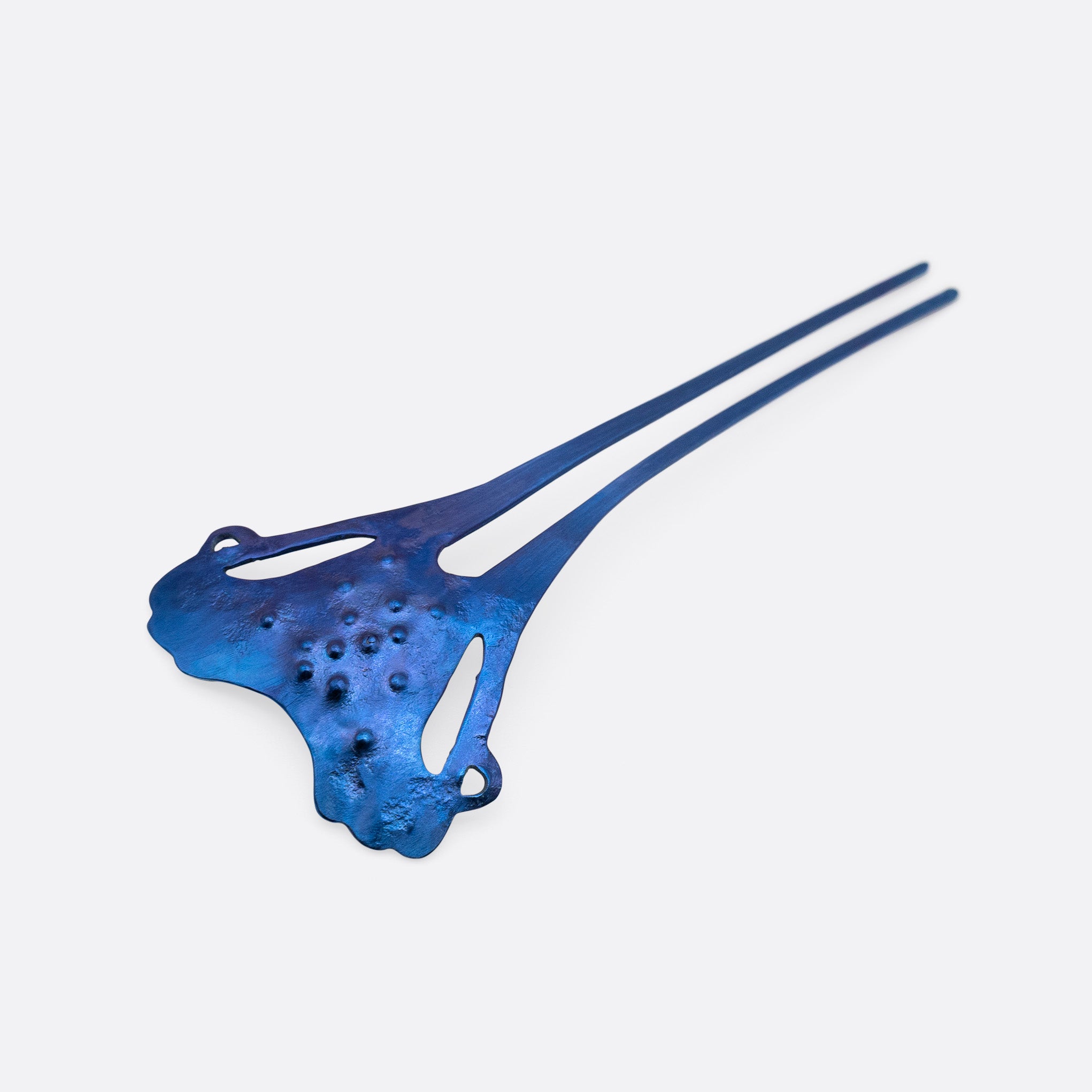 Medusa Blue – Organic Titanium Hairpin