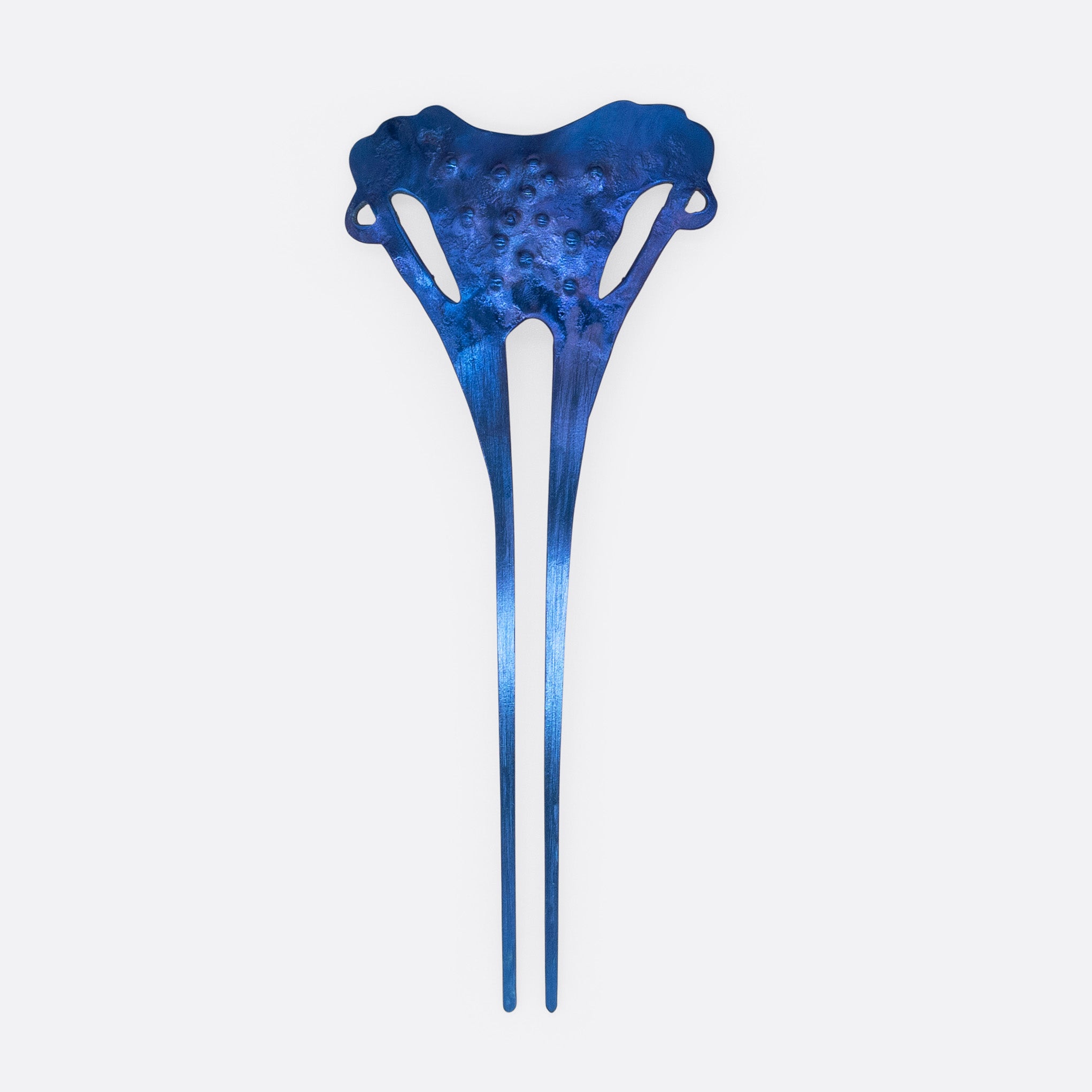 Medusa Blue – Organic Titanium Hairpin