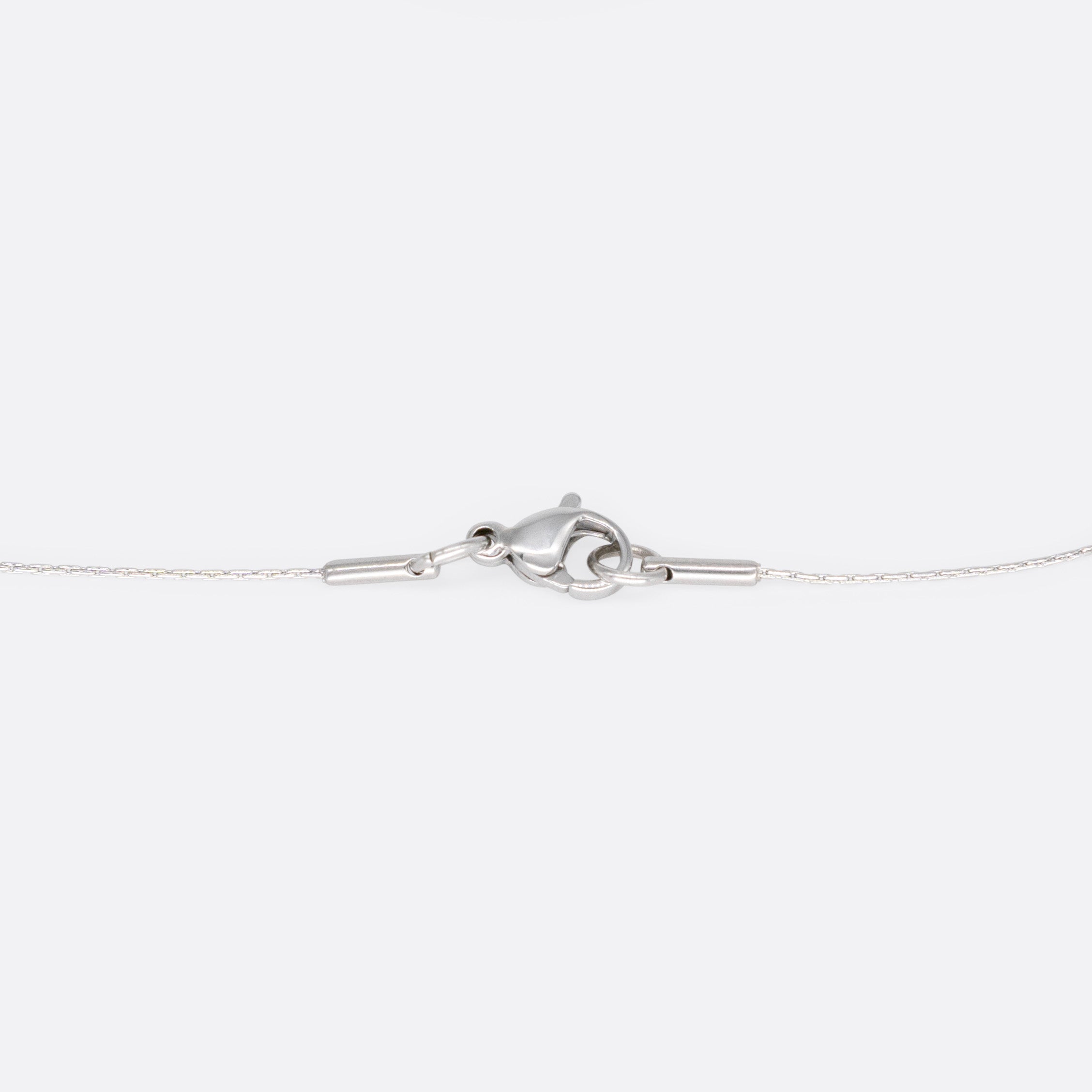 Charco del Viento – Organic Titanium Pendant Necklace