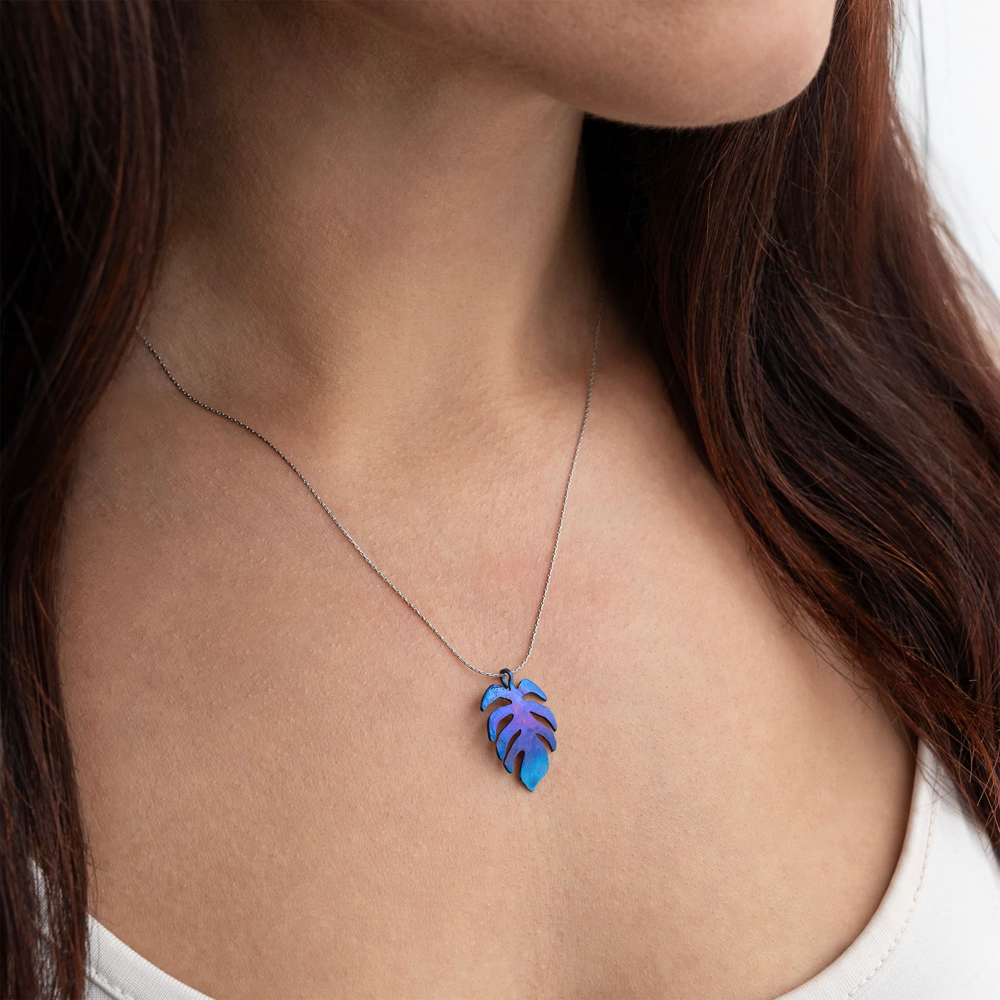 Costilla de Adán Nocturne – Taoro Gardens Titanium Pendant