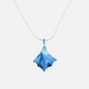 Angelote Blue – Organic Titanium Pendant Necklace