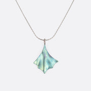 Angelote Turquoise – Organic Titanium Pendant Necklace